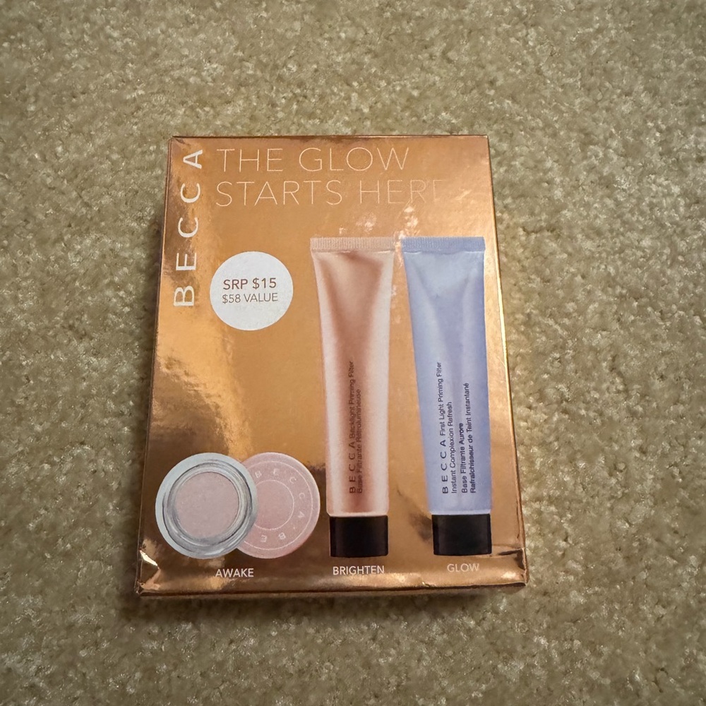 BECCA The Glow Starts Here Set - Gold and Purple